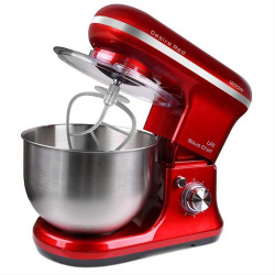 LIFE Sous Chef Desire Red Κουζινομηχανή με inox κάδο μίξης 5L, 1200W, σε κόκκινο χρώμα