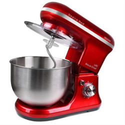 LIFE Sous Chef Desire Red Κουζινομηχανή με inox κάδο μίξης 5L, 1200W, σε κόκκινο χρώμα