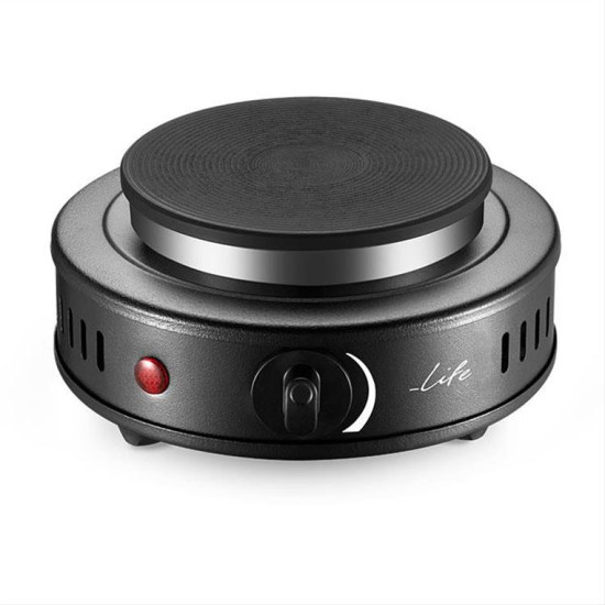 LIFE MATAKI Black Επιτραπέζια ηλεκτρική εστία, 500W