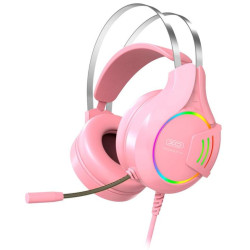 XO wired headphones GE-04 jack 3,5mm pink GSM111757