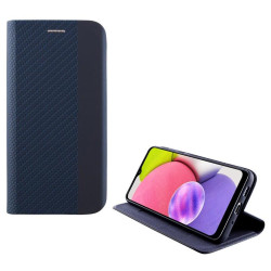 ΘΗΚΗ SAMSUNG A03s A037 6.5" ELITE ANTI-RFID BOOK STAND BLUE IDOL 1991