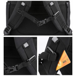 ARCTIC HUNTER τσάντα πλάτης B00120C-BK με θήκη laptop 15.6", μαύρη ARCTIC HUNTER τσάντα πλάτης B00120C-BK με θήκη laptop 15.6", μαύρη