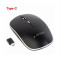 GEMBIRD SILENT WIRELESS OPTICAL MOUSE BLACK TYPE-C RECEIVER GEMBIRD SILENT WIRELESS OPTICAL MOUSE BLACK TYPE-C RECEIVER