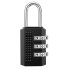 CTECH λουκέτο ασφαλείας συνδυασμού CTL-0016, 22mm, μεταλλικό, μαύρο
