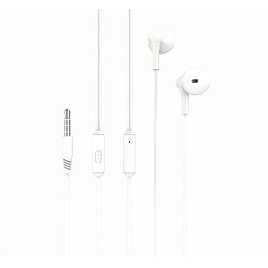 XO Wired earphones EP39 jack 3,5mm white