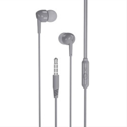 XO Wired earphones EP37 jack 3,5mm gray GSM109804 XO Wired earphones EP37 jack 3,5mm gray GSM109804