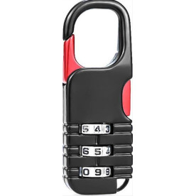 CTECH λουκέτο ασφαλείας συνδυασμού CTL-0014, με γάντζο, μεταλλικό, μαύρο CTECH λουκέτο ασφαλείας συνδυασμού CTL-0014, με γάντζο, μεταλλικό, μαύρο