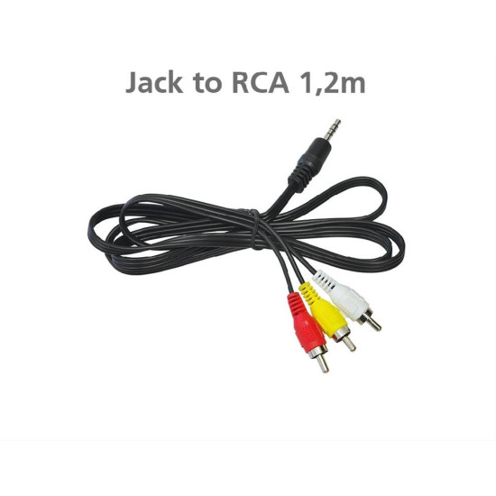 ΚΑΛΩΔΙΟ Jack σε RCA 1,2m ΚΑΛΩΔΙΟ Jack σε RCA 1,2m