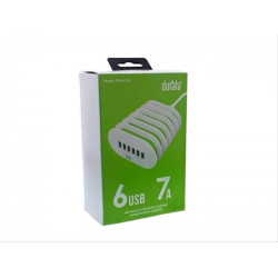 Durata 6 Port USB Charging Station white (DR-A6702)