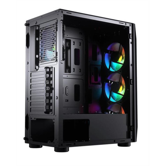 CC-COUGAR Case MX410 Mesh-G RGB Tempered Glass Middle ATX Black (4x120mm RGB fans preinstalled) CC-COUGAR Case MX410 Mesh-G RGB Tempered Glass Middle ATX Black (4x120mm RGB fans preinstalled)