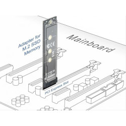DELOCK Κάρτα Επέκτασης PCI-e σε M.2 Key M 64105, NVMe DELOCK Κάρτα Επέκτασης PCI-e σε M.2 Key M 64105, NVMe