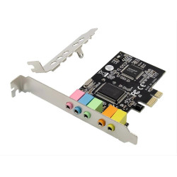 POWERTECH κάρτα επέκτασης PCIe σε 6x channel audio ST17, CM8738 POWERTECH κάρτα επέκτασης PCIe σε 6x channel audio ST17, CM8738