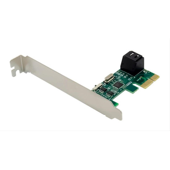 POWERTECH κάρτα επέκτασης PCIe σε 2x SATA 3.0 ST544, ASM1061