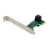 POWERTECH κάρτα επέκτασης PCIe σε 2x SATA 3.0 ST544, ASM1061