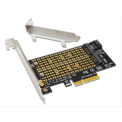 POWERTECH κάρτα επέκτασης PCIe x4 σε M.2 Key M & B NVMe TOOL-0049 POWERTECH κάρτα επέκτασης PCIe x4 σε M.2 Key M & B NVMe TOOL-0049