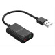 ORICO USB κάρτα ήχου SKT2, USB2.0, 2x 3.5mm, μαύρο ORICO USB κάρτα ήχου SKT2, USB2.0, 2x 3.5mm, μαύρο