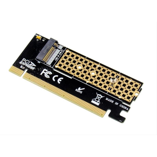 POWERTECH κάρτα επέκτασης 16x PCIe σε M.2 M Key NVMe ST529