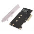 POWERTECH κάρτα επέκτασης PCIe x4 σε M.2 Key M NVMe TOOL-0050