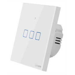 SONOFF smart διακόπτης ΤΧ-T2EU3C, αφής, Wi-Fi, τριπλός, λευκός