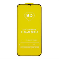 Tempered Glass 9D iPhone 13 / 13 Pro / 14 6,1" black frame OEM0101027 Tempered Glass 9D iPhone 13 / 13 Pro / 14 6,1" black frame OEM0101027