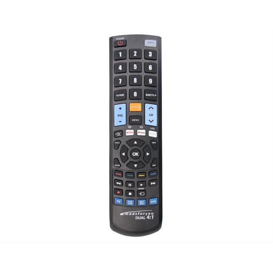 Jolly Line Tηλεχειριστήριο Made For You 7001 4:1 (για τηλεοράσεις Universal) Black 07-04-0006 Jolly Line Tηλεχειριστήριο Made For You 7001 4:1 (για τηλεοράσεις Universal) Black 07-04-0006