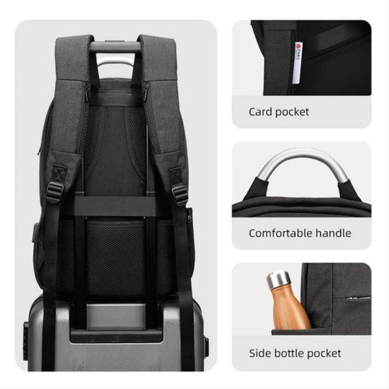 MARK RYDEN τσάντα πλάτης MR6320, με θήκη laptop 15.6", 16L, μαύρη MARK RYDEN τσάντα πλάτης MR6320, με θήκη laptop 15.6", 16L, μαύρη