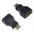 POWERTECH αντάπτορας HDMI Mini αρσενικό σε HDMI θηλυκό CAB-H025, μαύρος