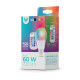 LED Bulb E27 A60 RGB + White 9W + RC Forever Light