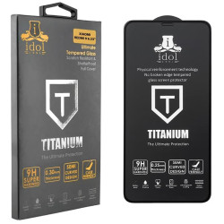 IDOL 1991 TEMPERED GLASS XIAOMI REDMI 9 6.53" 9H 0.25mm TITANIUM SEMI CURVED FULL GLUE BLACK