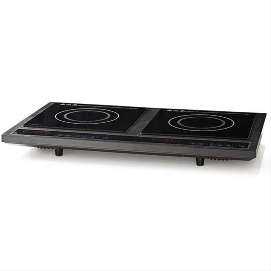 NEDIS KAIP112CBK2 Ηλεκτρική επαγωγική εστία διπλή, 3400W