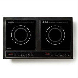 NEDIS KAIP112CBK2 Ηλεκτρική επαγωγική εστία διπλή, 3400W NEDIS KAIP112CBK2 Ηλεκτρική επαγωγική εστία διπλή, 3400W