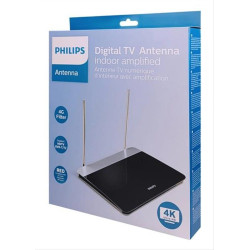 PHILIPS ψηφιακή κεραία τηλεόρασης SDV6227/12, HDTV DVB-T/T2, 47dB, 4K