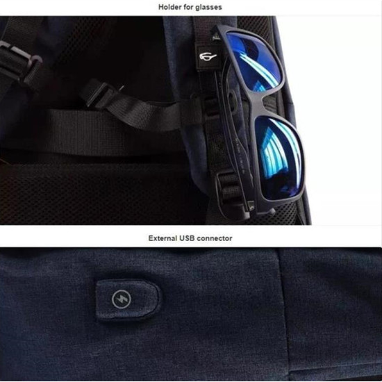 MARK RYDEN τσάντα πλάτης MR5911, με θήκη laptop 15.6", 22L, μπλε MARK RYDEN τσάντα πλάτης MR5911, με θήκη laptop 15.6", 22L, μπλε