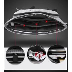 MARK RYDEN τσάντα ώμου MR5900D, με θήκη laptop 14", 10L, μαύρη MARK RYDEN τσάντα ώμου MR5900D, με θήκη laptop 14", 10L, μαύρη