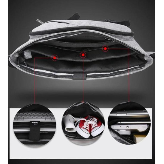 MARK RYDEN τσάντα ώμου MR5900D, με θήκη laptop 14", 10L, μαύρη MARK RYDEN τσάντα ώμου MR5900D, με θήκη laptop 14", 10L, μαύρη