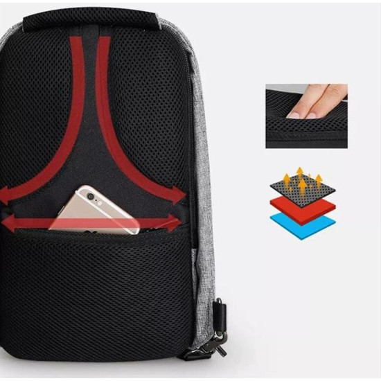 MARK RYDEN τσάντα crossbody MR5898, θήκη tablet 9.7", αδιάβροχη, μαύρη MARK RYDEN τσάντα crossbody MR5898, θήκη tablet 9.7", αδιάβροχη, μαύρη
