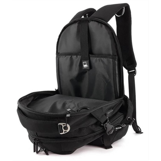 MARK RYDEN τσάντα πλάτης MR5783, με θήκη laptop 15.6", 22L, μαύρη