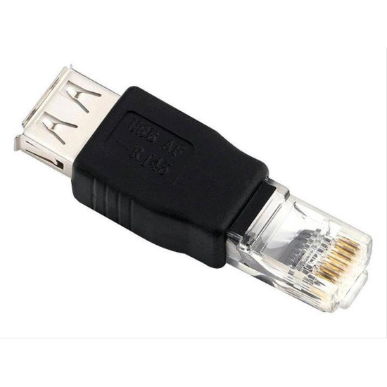 POWERTECH αντάπτορας RJ45 σε USB 2.0 female CAB-U085 POWERTECH αντάπτορας RJ45 σε USB 2.0 female CAB-U085