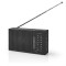 NEDIS RDFM1200BK Μini φορητό ραδιόφωνο FM / AM, σε μαύρο χρώμα. NEDIS RDFM1200BK Μini φορητό ραδιόφωνο FM / AM, σε μαύρο χρώμα.