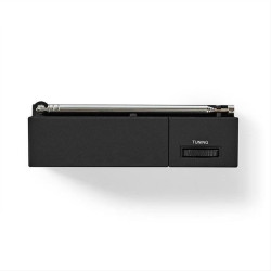 NEDIS RDFM1200BK Μini φορητό ραδιόφωνο FM / AM, σε μαύρο χρώμα. NEDIS RDFM1200BK Μini φορητό ραδιόφωνο FM / AM, σε μαύρο χρώμα.