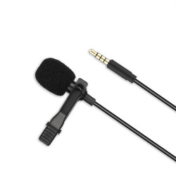 XO wired microphone MKF01 jack 3.5mm black XO wired microphone MKF01 jack 3.5mm black