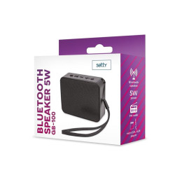 Setty Bluetooth speaker GB-100 5W black Setty Bluetooth speaker GB-100 5W black