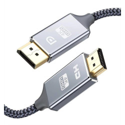 POWERTECH καλώδιο DisplayPort (M) σε HDMI(M), 4K, PS8402A, copper, 2m POWERTECH καλώδιο DisplayPort (M) σε HDMI(M), 4K, PS8402A, copper, 2m