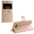 ΘΗΚΗ SAMSUNG J5 2016 J510 LEATHER GOLD-TPU VIEW BOOK STAND