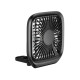BASEUS vehicle fan seat type Foldable black CXZD-01