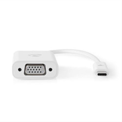 Μετατροπέας από USB 3.2 Gen 1 Type-C αρσ. σε VGA θηλ., 0.20m, σε άσπρο χρώμα. CCGP64851WT02 Μετατροπέας από USB 3.2 Gen 1 Type-C αρσ. σε VGA θηλ., 0.20m, σε άσπρο χρώμα. CCGP64851WT02