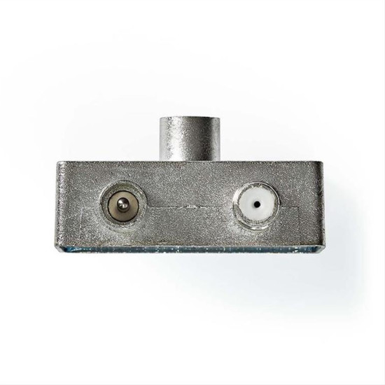 Μεταλλικό βύσμα κεραίας IEC (Coax) αρσ./F θηλ. - IEC (Coax) θηλ., σε ασημί χρώμα. CSGP40970ME Μεταλλικό βύσμα κεραίας IEC (Coax) αρσ./F θηλ. - IEC (Coax) θηλ., σε ασημί χρώμα. CSGP40970ME
