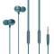 YISON earphones με μικρόφωνο X5, 3.5mm, 1.2m, μπλε X5-BL YISON earphones με μικρόφωνο X5, 3.5mm, 1.2m, μπλε X5-BL