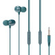 YISON earphones με μικρόφωνο X5, 3.5mm, 1.2m, μπλε X5-BL