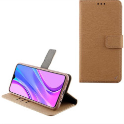 ΘΗΚΗ XIAOMI REDMI 9 6.53" ALLURE MAGNET BOOK STAND CLIP GOLD